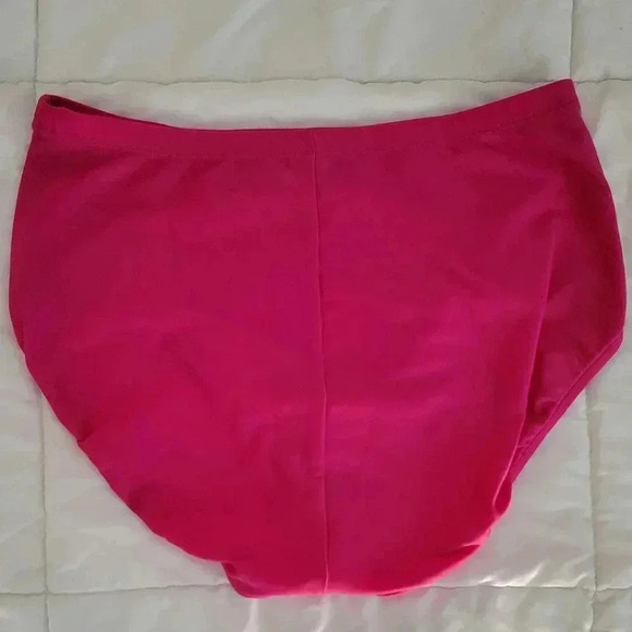 NWOT Resorts Plus Pink Bikini Swim Separate Bikini Bottom Tummy Control Size 16 - Picture 5 of 5